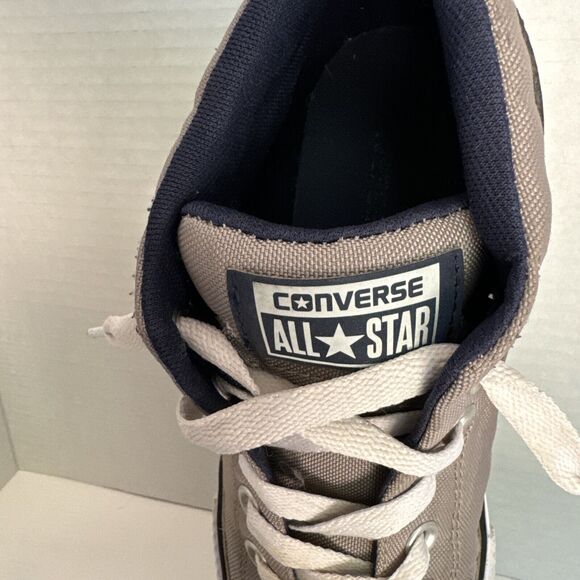 Converse Junior Shoes Size 5 Sneaker All Star Chuck Taylor Grey Blue Low top - Picture 9 of 11